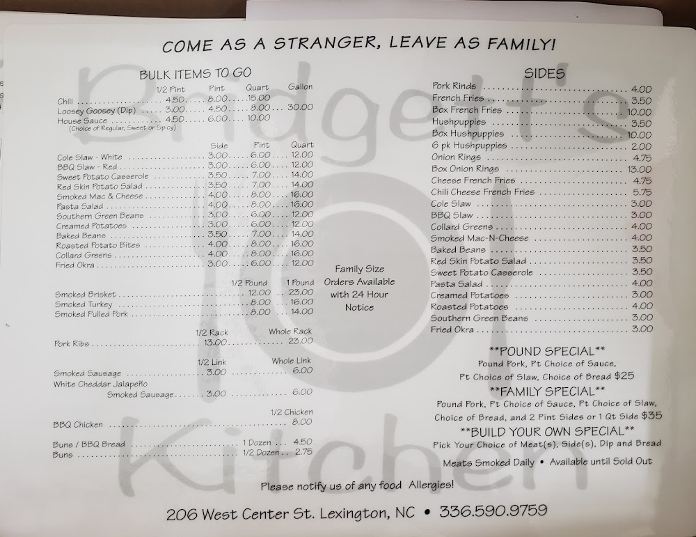 Bridgett's Kitchen Menu 04