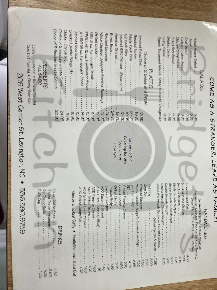 Bridgett's Kitchen Menu 02