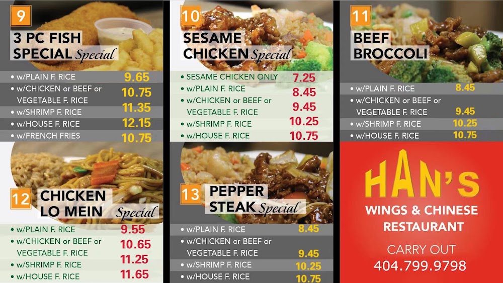 Hans Chinese Food And Chicken Wings Menu 04