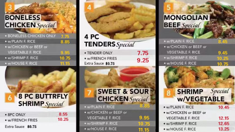 Hans Chinese Food And Chicken Wings Menu 01