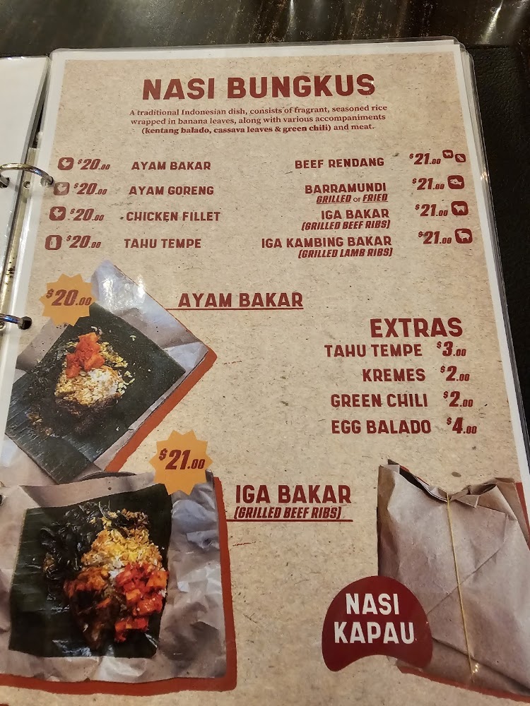 Kedai Satay In King St Menu 03