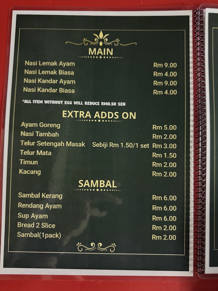 Nasi Lemak Bumbung Menu 06
