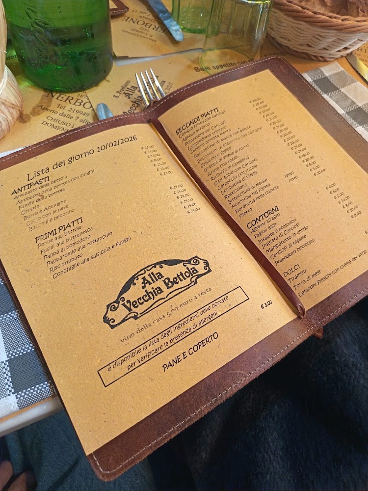 Ristorante Alla Vecchia Bettola Firenze Menu 04